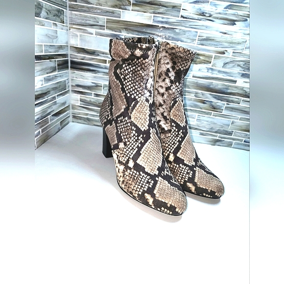 Steve Madden Snake Print Boots - Picture 1 of 4